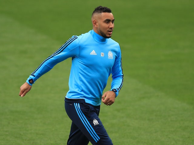 Dimitri Payet in Marseille training ahead of the Europa League final on May 15, 2018