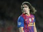 Carles Puyol playing for Barcelona