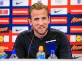 England captain Harry Kane in a press conference on May 22, 2018