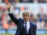 Manuel Pellegrini in charge of Manchester City in May 2016