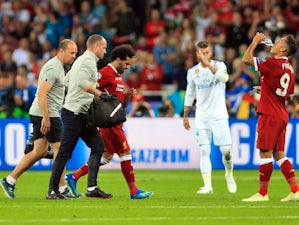 Salah injured in Champions League final