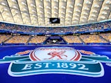 A view inside Kiev's NSC Olimpiyskiy Stadium ahead of the Champions League final between Liverpool and Real Madrid on May 26, 2018