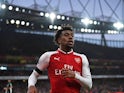 Arsenal winger Alex Iwobi in action during his side's Premier League clash with Crystal Palace in January 2018