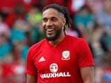 Ashley Williams during a Wales training session on May 21, 2018