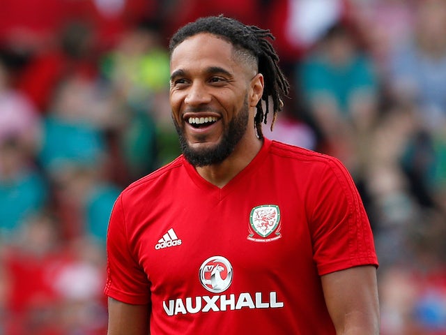 Ashley Williams during a Wales training session on May 21, 2018