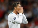 Real Madrid forward Cristiano Ronaldo in action during the 2018 Champions League final against Liverpool in Kiev