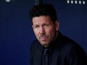 Atletico Madrid manager Diego Simeone watches on during his side's La Liga clash with Eibar on May 20, 2018