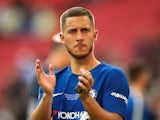 Chelsea winger Eden Hazard in action during the FA Cup final with Manchester United on May 19, 2018