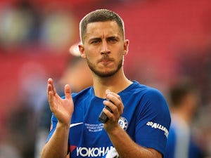 Chelsea winger Eden Hazard in action during the FA Cup final with Manchester United on May 19, 2018