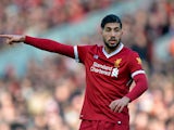 Emre Can in action for Liverpool on February 24, 2018