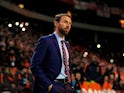 England manager Gareth Southgate watches on during the international friendly against Netherlands on March 23, 2018