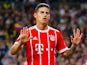 James Rodriguez in action for Bayern Munich on May 1, 2018