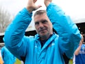 John Askey celebrates winning the National League with Macclesfield Town on April 28, 2018