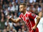 Bayern Munich's Joshua Kimmich celebrates scoring in the Champions League semi-final second leg against Real Madrid on May 1, 2018