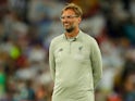 Jurgen Klopp takes to the field ahead of the Champions League final between Liverpool and Real Madrid on May 26, 2018