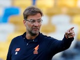 Liverpool manager Jurgen Klopp in action prior to the 2018 Champions League final in Kiev