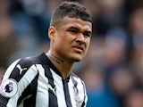 Chelsea loanee Kenedy in action for Newcastle United during his side's Premier League clash with West Bromwich Albion on April 28, 2018