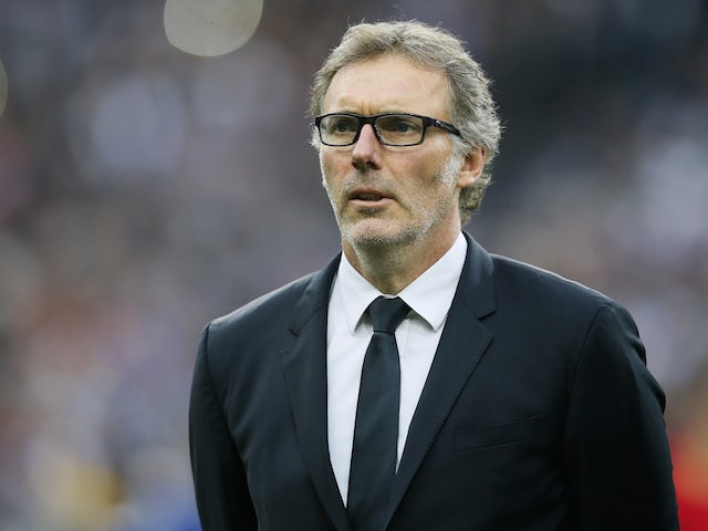 Laurent Blanc in charge of Paris Saint-Germain in May 2016