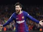 Barcelona forward Lionel Messi in action during the La Liga clash with Real Madrid on May 6, 2018