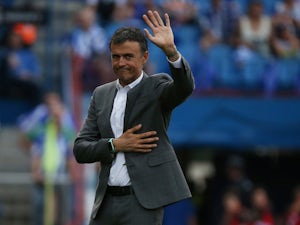 Luis Enrique in charge of Barcelona on May 27, 2017