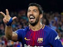 Barcelona forward Luis Suarez in action during his side's La Liga match against Real Madrid on May 6, 2018