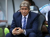 Manuel Pellegrini in charge of Manchester City in May 2016