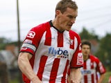 Matt Taylor playing for Exeter City in May 2010