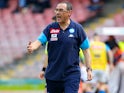 Maurizio Sarri in charge of Napoli on May 6, 2018