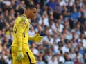 Tottenham Hotspur goalkeeper Michel Vorm in action during his side's FA Cup semi-final with Manchester United on April 21, 2018