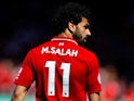 Liverpool forward Mohamed Salah in action during the Premier League clash with Brighton on May 13, 2018