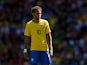 Brazil and Paris Saint-Germain forward Neymar in action during the World Cup warm-up match against Croatia at Anfield on June 3, 2018