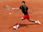 Novak Djokovic in action during his third-round French Open match on June 1, 2018