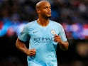 Manchester City's Vincent Kompany during the match against Brighton & Hove Albion on May 9, 2018