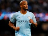 Manchester City's Vincent Kompany during the match against Brighton & Hove Albion on May 9, 2018