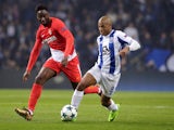 Porto forward Yacine Brahimi in action during his side's Champions League clash with Monaco on December 6, 2017