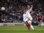 Zinedine Zidane scoring his wonder goal in the 2002 Champions League final against Bayer Leverkusen