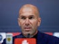 Zinedine Zidane announces his Real Madrid departure at a press conference on May 31, 2018