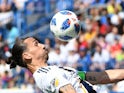 Zlatan Ibrahimovic in action for LA Galaxy on May 20, 2018