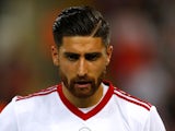 Iran's Alireza Jahanbakhsh in action during his side's international friendly with Turkey in May 2018