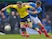 Portsmouth's Ben Close in action with Oxford United's Joe Rothwell on March 25, 2018