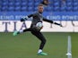 Leicester City's Ben Hamer during the warm up before the match against Southampton on April 19, 2018
