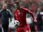 Cristiano Ronaldo in action during the friendly game between Portugal and Algeria on June 7, 2018