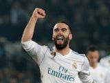 Dani Carvajal in action for Real Madrid in the Champions League on March 6, 2018