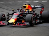 Red Bull's Daniel Ricciardo in action during the Monaco Grand Prix on May 27, 2018 