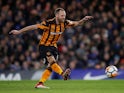 Hull City's David Meyler misses a penalty in the FA Cup game against Chelsea on February 16, 2018