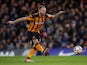 Hull City's David Meyler misses a penalty in the FA Cup game against Chelsea on February 16, 2018