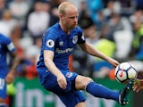 Davy Klaassen in action for Everton on May 13, 2018