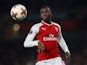 Eddie Nketiah in action for Arsenal in the Europa League on November 2, 2017