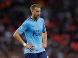 Florian Lejeune in action for Newcastle United on May 9, 2018