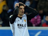 Goncalo Guedes in action for Valencia in the King's Cup on January 24, 2018